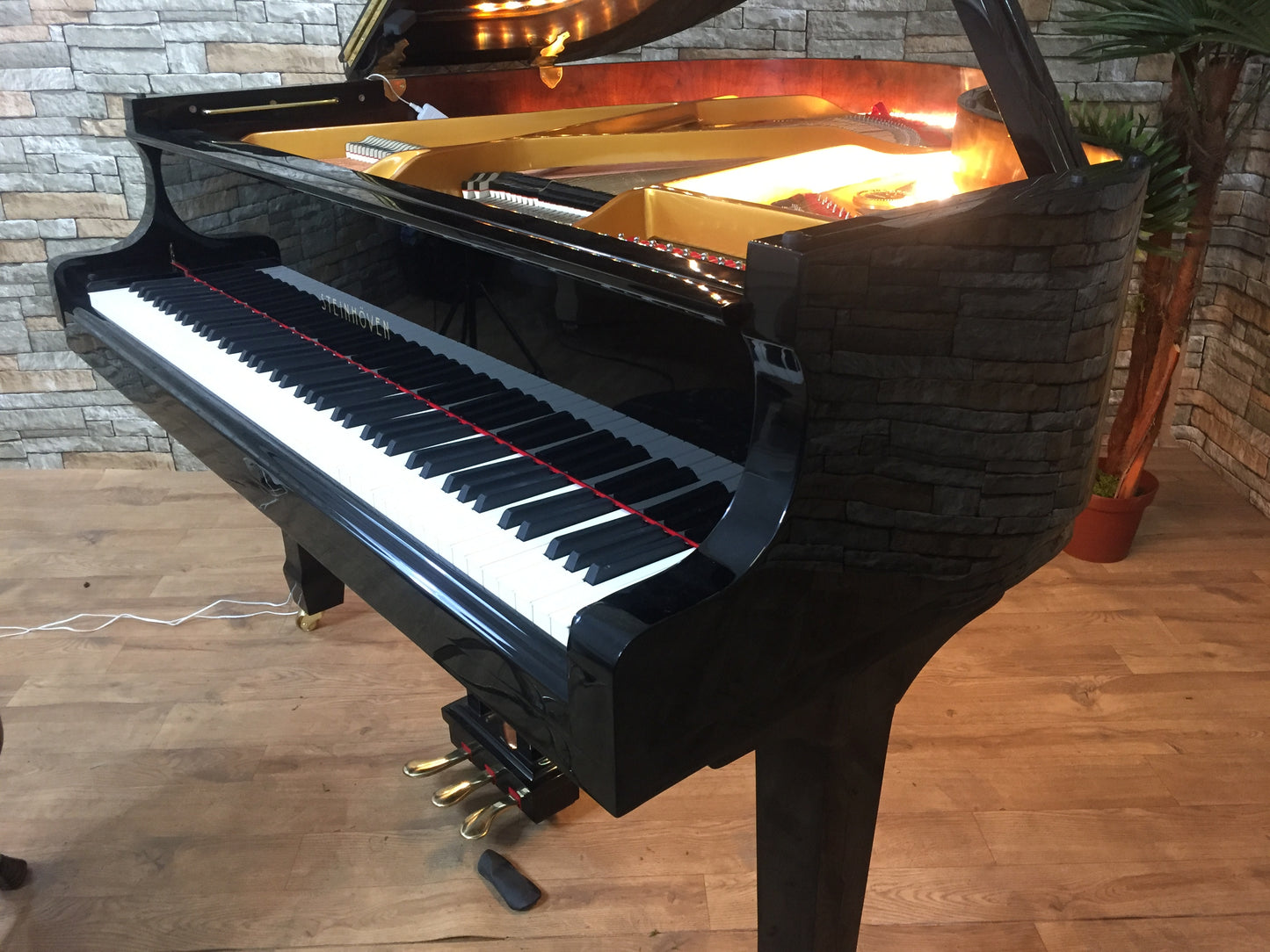 Refurbished Acoustic Black Baby Grand Piano