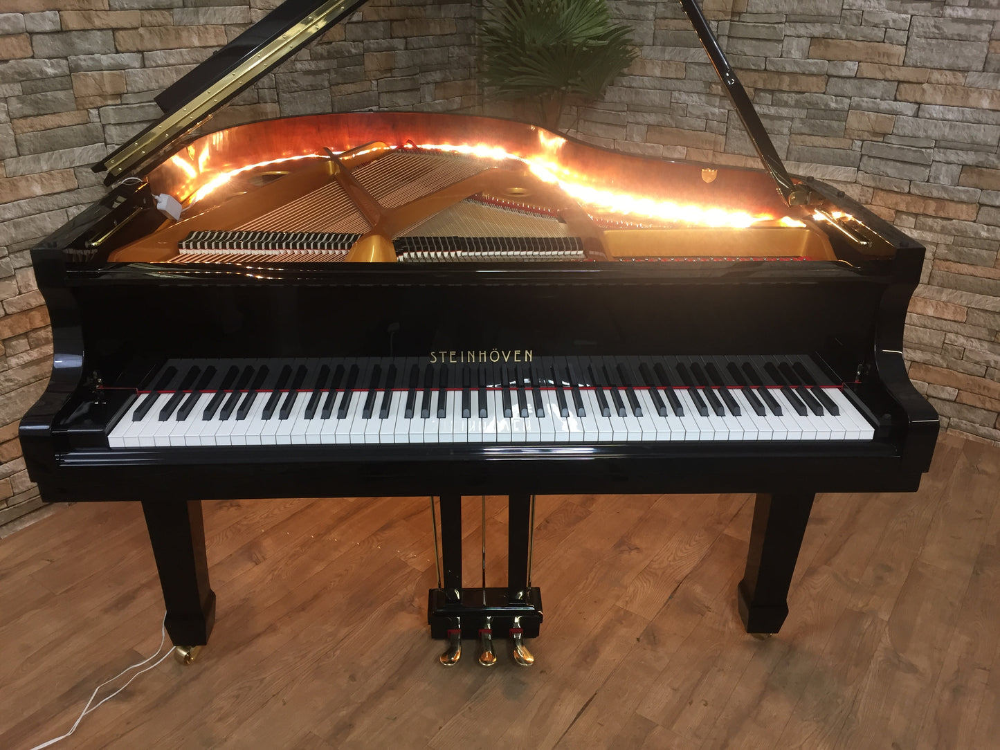 Refurbished Acoustic Black Baby Grand Piano