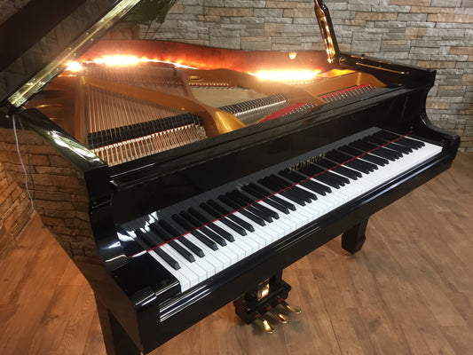 Refurbished Acoustic Black Baby Grand Piano