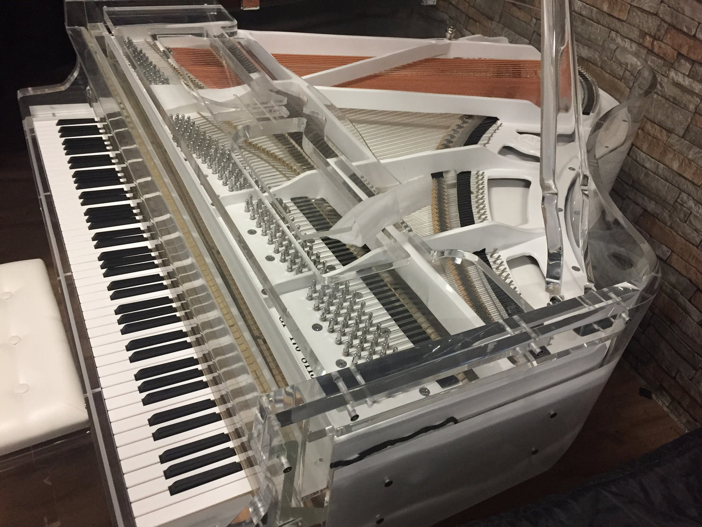 Bespoke Self Playing Transparent Grand Piano