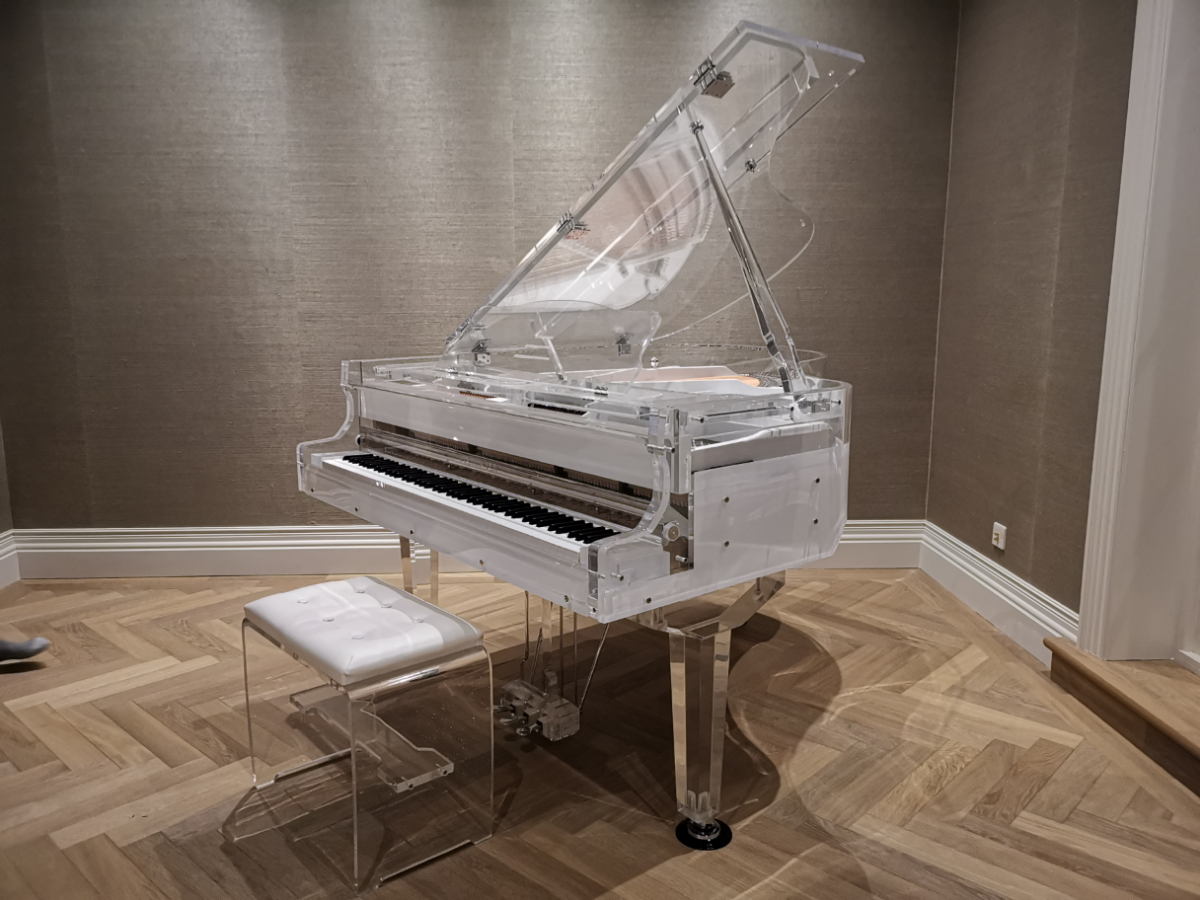 Bespoke Self Playing Transparent Grand Piano