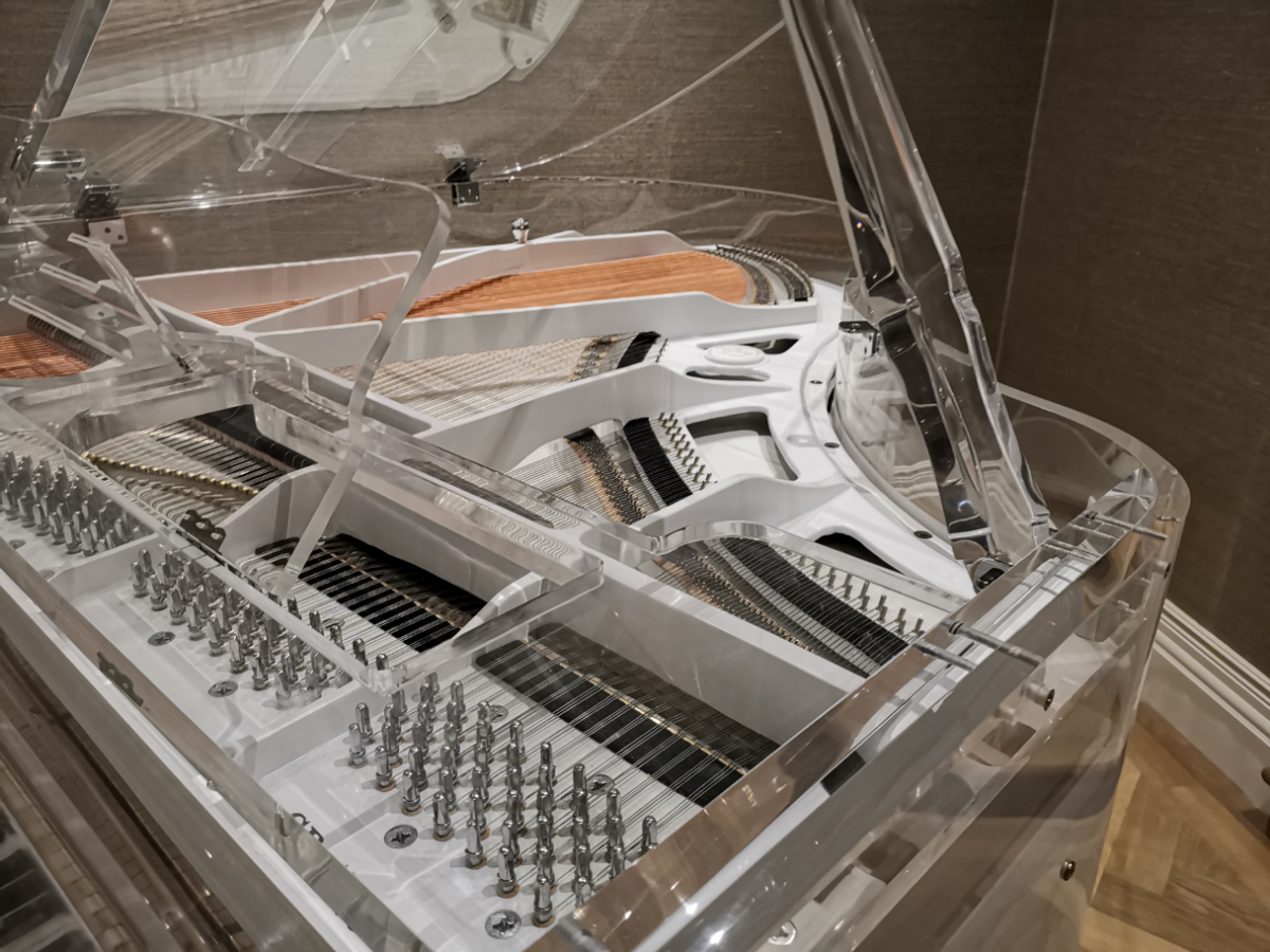 Bespoke Self Playing Transparent Grand Piano