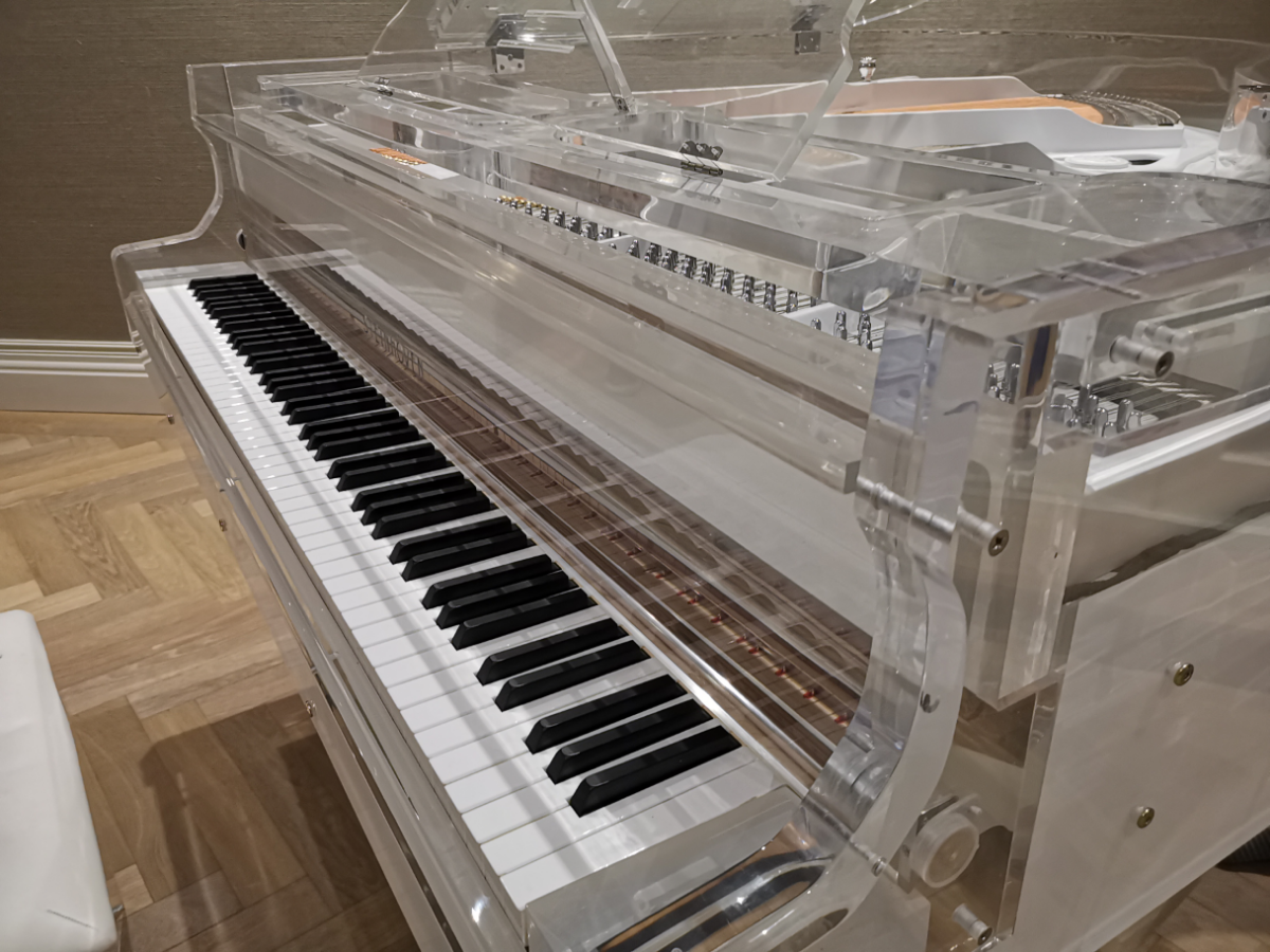 Bespoke Self Playing Transparent Grand Piano