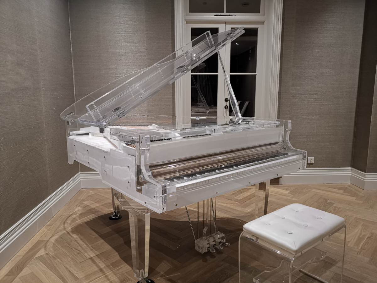 Bespoke Self Playing Transparent Grand Piano